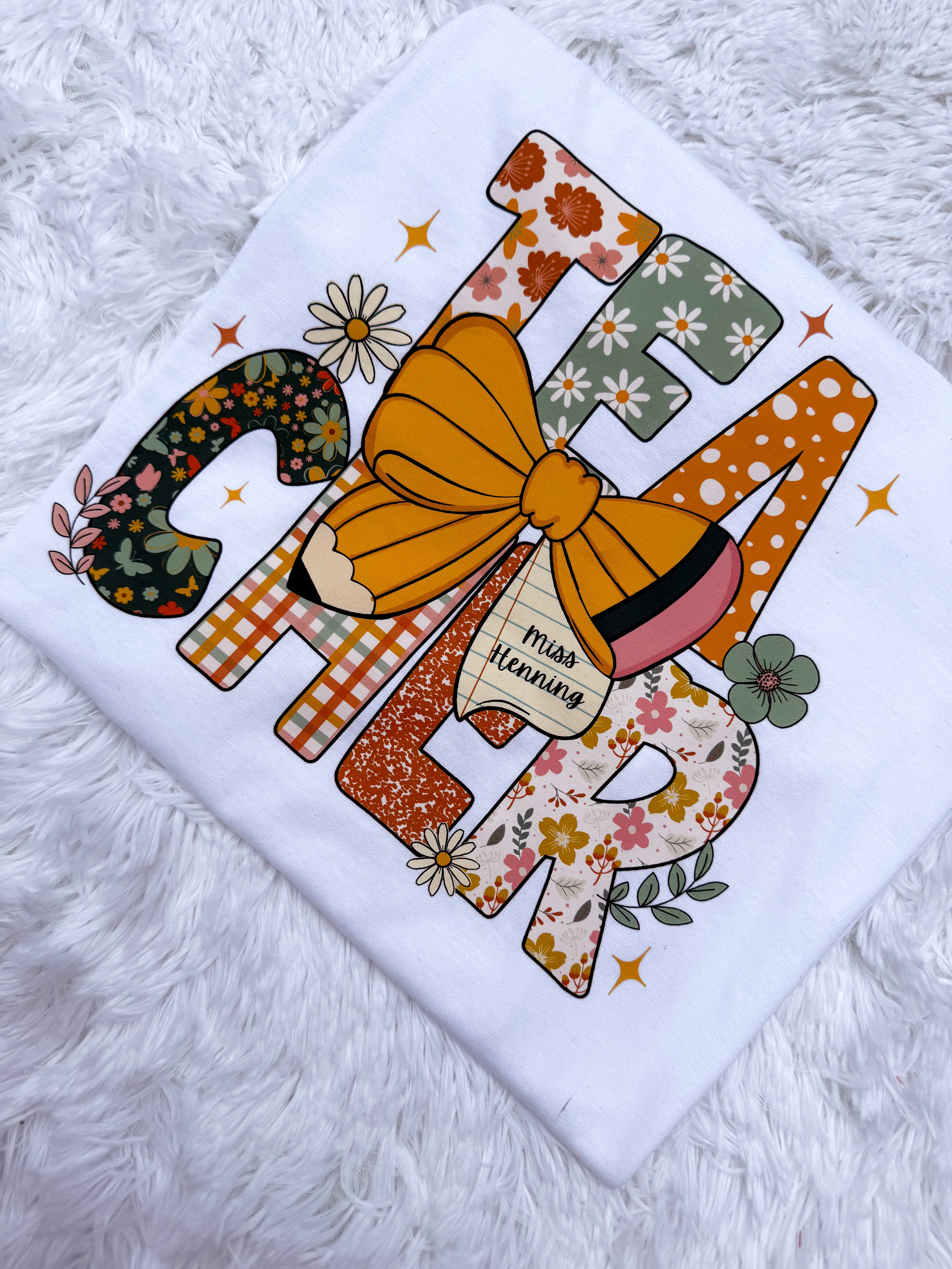 Customizable Floral Tee