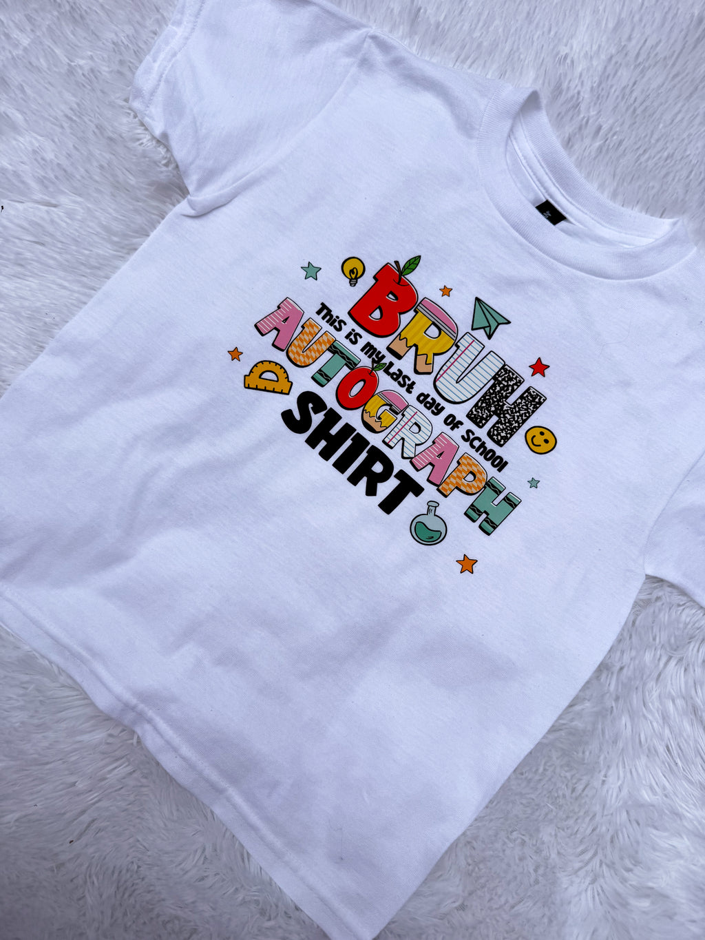 Bruh Autograph Tee For The Minis