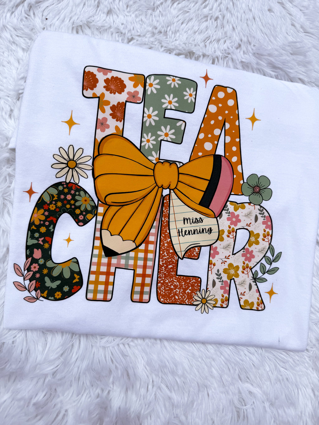 Customizable Floral Tee