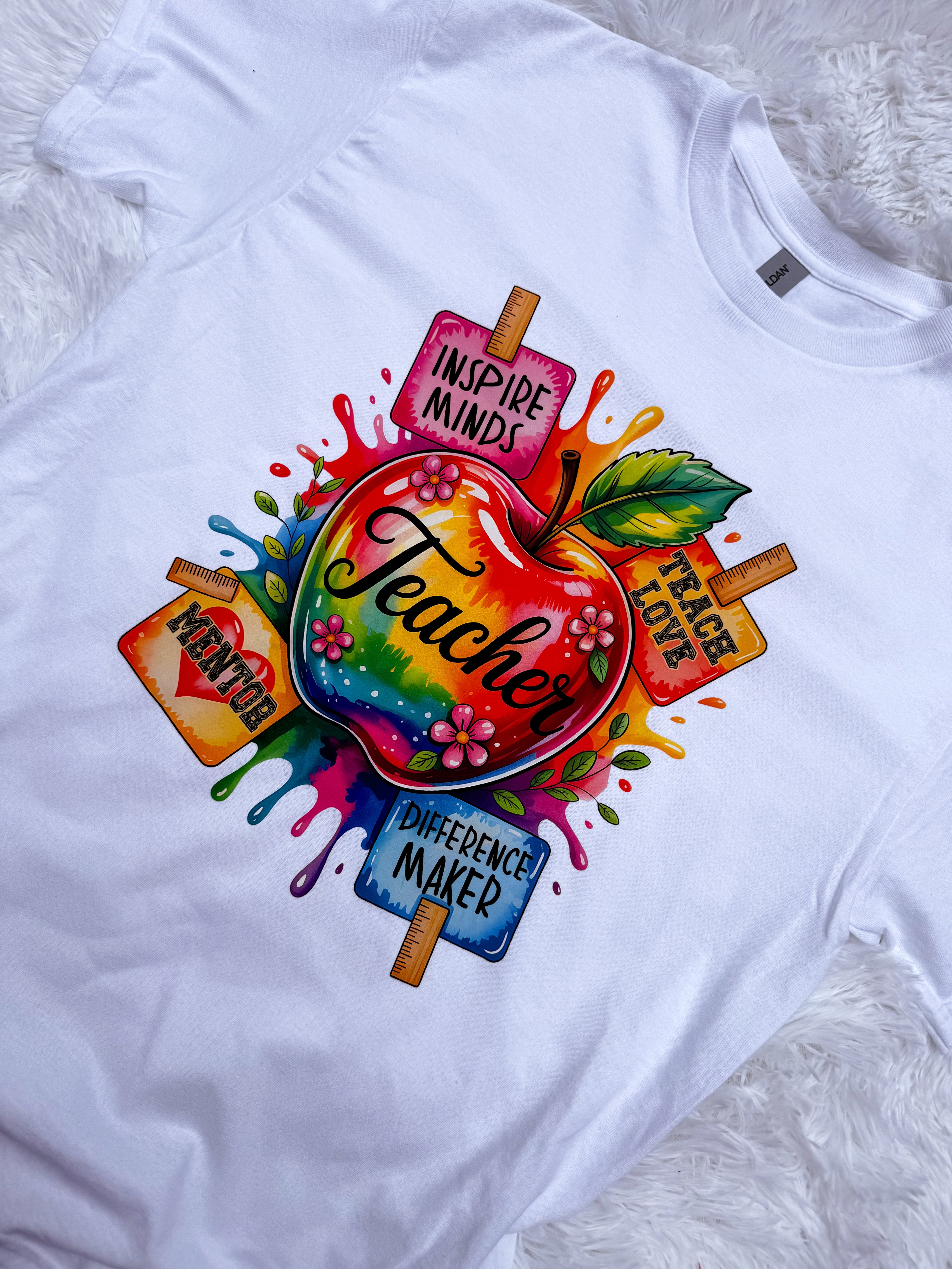 Rainbow Apple Tee