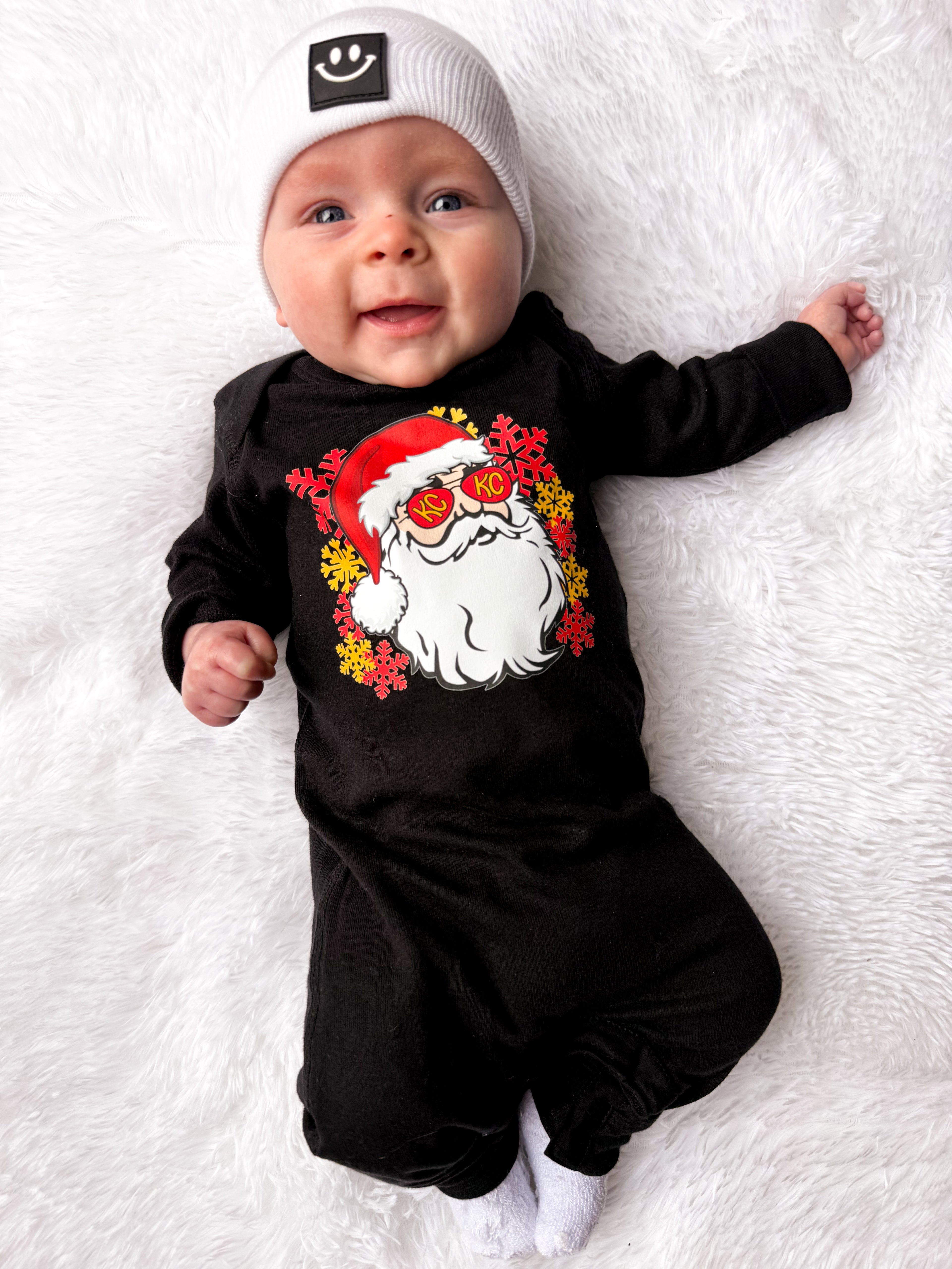 Mini KC Santa Romper